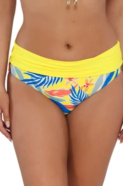 Plus Size|High-Waist<Sunsets Suncatcher Capri High Waist Bottom