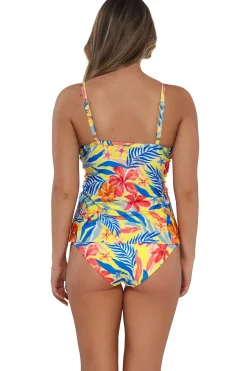 Plus Size|Underwire<Sunsets Suncatcher Forever Tankini Top