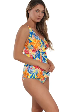 Plus Size|Underwire<Sunsets Suncatcher Forever Tankini Top
