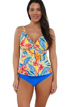 Plus Size|Underwire<Sunsets Suncatcher Forever Tankini Top