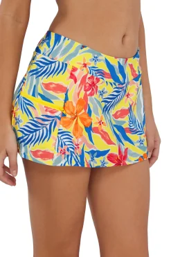 Plus Size<Sunsets Suncatcher Sporty Swim Skirt