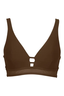 Plus Size|Underwire<Sunsets Tiki Brown Danica Top