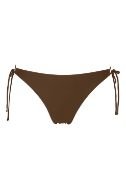 Bikini Bottoms|Tie Side<Sunsets Tiki Brown Everlee Tie Side Bottom