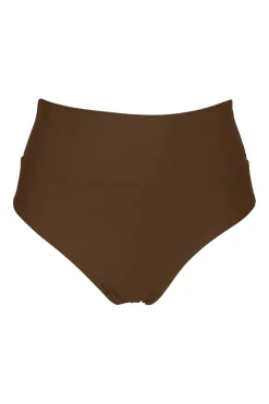 Plus Size|High-Waist<Sunsets Tiki Brown Hannah High Waist Bottom