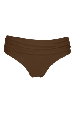 Plus Size|Bikini Bottoms<Sunsets Tiki Brown Unforgettable Bottom