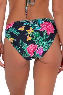 Low-Rise|Bikini Bottoms<Sunsets Twilight Blooms Audra Hipster Bottom