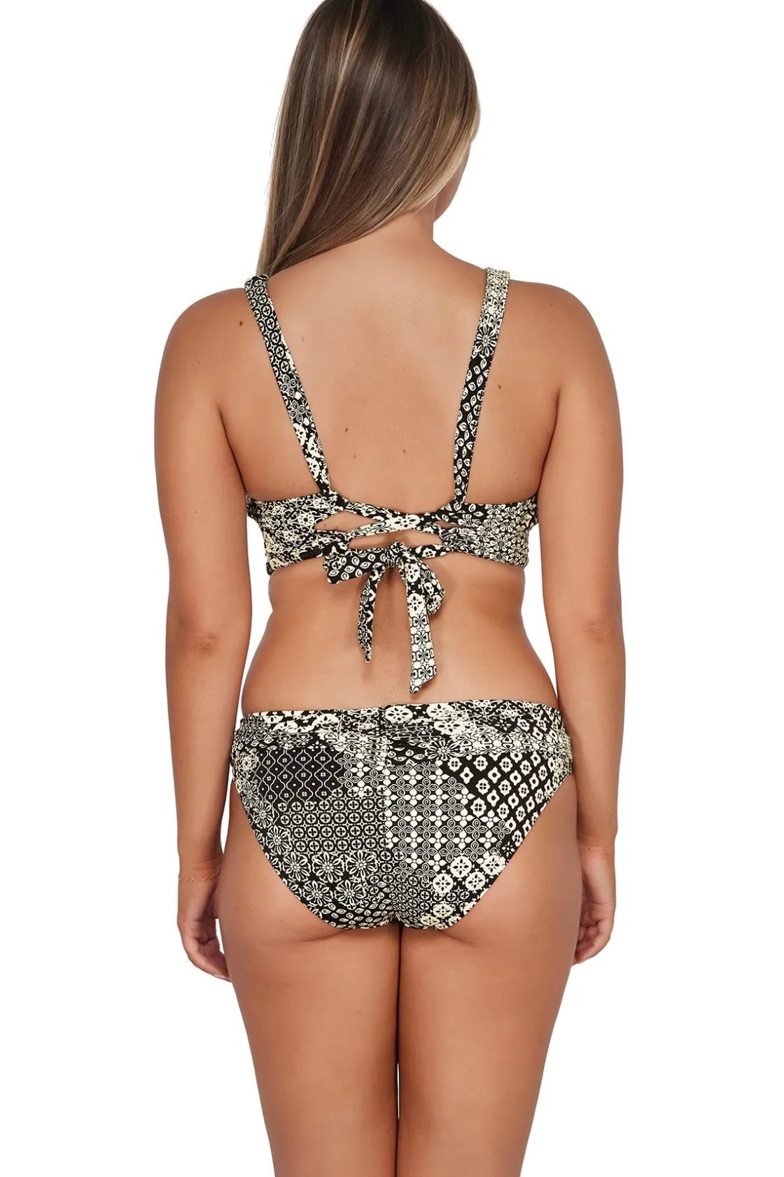 Plus Size|Underwire<Sunsets Venice Seagrass Texture Elsie Top