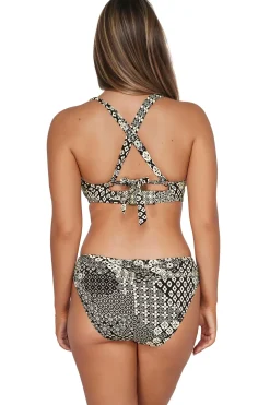 Plus Size|Underwire<Sunsets Venice Seagrass Texture Vienna V-Wire Top