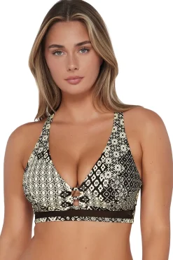 Plus Size|Underwire<Sunsets Venice Seagrass Texture Danica Top