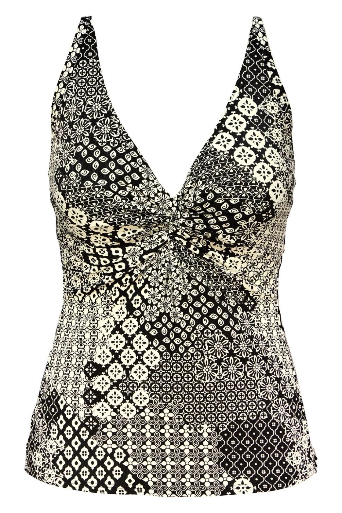 Plus Size|Underwire<Sunsets Venice Seagrass Texture Forever Tankini Top