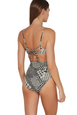 Wire-Free<Sunsets Venice Seagrass Texture Lyla Bralette Top