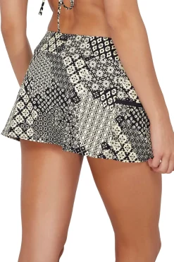 Plus Size<Sunsets Venice Seagrass Texture Sporty Swim Skirt Bottom