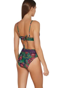 Plus Size|High-Waist<Sunsets Welcome To Rio Annie High Waist Bottom
