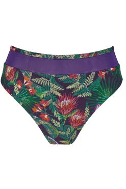 Plus Size|High-Waist<Sunsets Welcome To Rio Annie High Waist Bottom