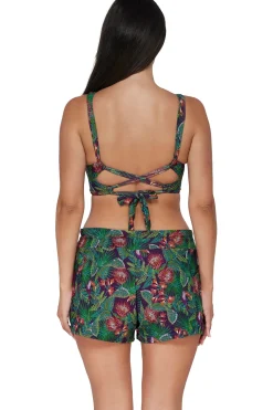 Plus Size|Underwire<Sunsets Welcome To Rio Elsie Top
