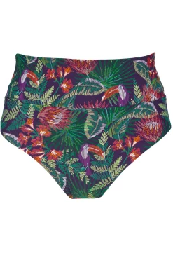 Plus Size|High-Waist<Sunsets Welcome To Rio Hannah High Waist Bottom