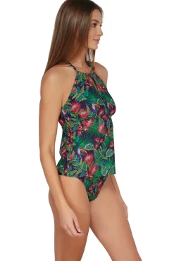 Wire-Free|Tankinis<Sunsets Welcome To Rio Mia Tankini Top
