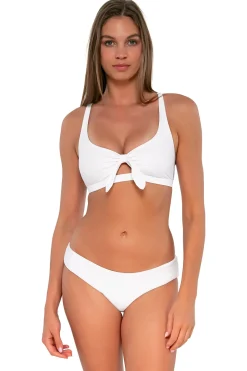 Bikini Tops<Sunsets White Lily Brandi Bralette Top