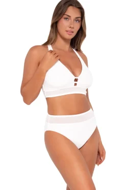 Plus Size|Bra-Sized<Sunsets White Lily Danica Top