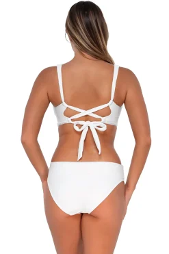 Bra-Sized|Bikini Tops<Sunsets White Lily Elsie Top