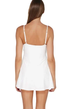 Swim Dress<Sunsets White Lily Naomi Swim Dress One Piece