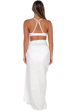 Cover-Ups<Sunsets White Lily Paradise Pareo