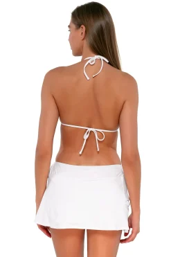 Swim Skirts<Sunsets White Lily Sporty Swim Skirt